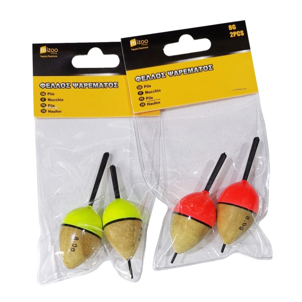 MIZOO FISHING ΦΕΛΛΟΣ ΨΑΡΕΜΑΤΟΣ 2 ΧΡΩΜΑΤΑ 2ΤΜΧ 8G